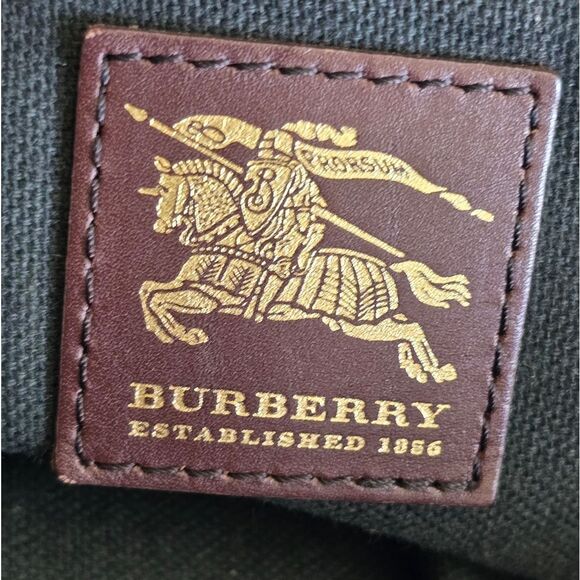 Burberry Haymarket Check Tote Bag Brown - Picture 12 of 16